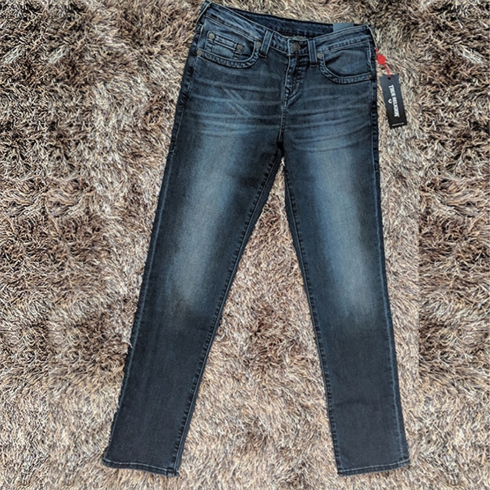 True Religion Geno Single End Slim Fit Denim Jeans - Picture 2 of 7